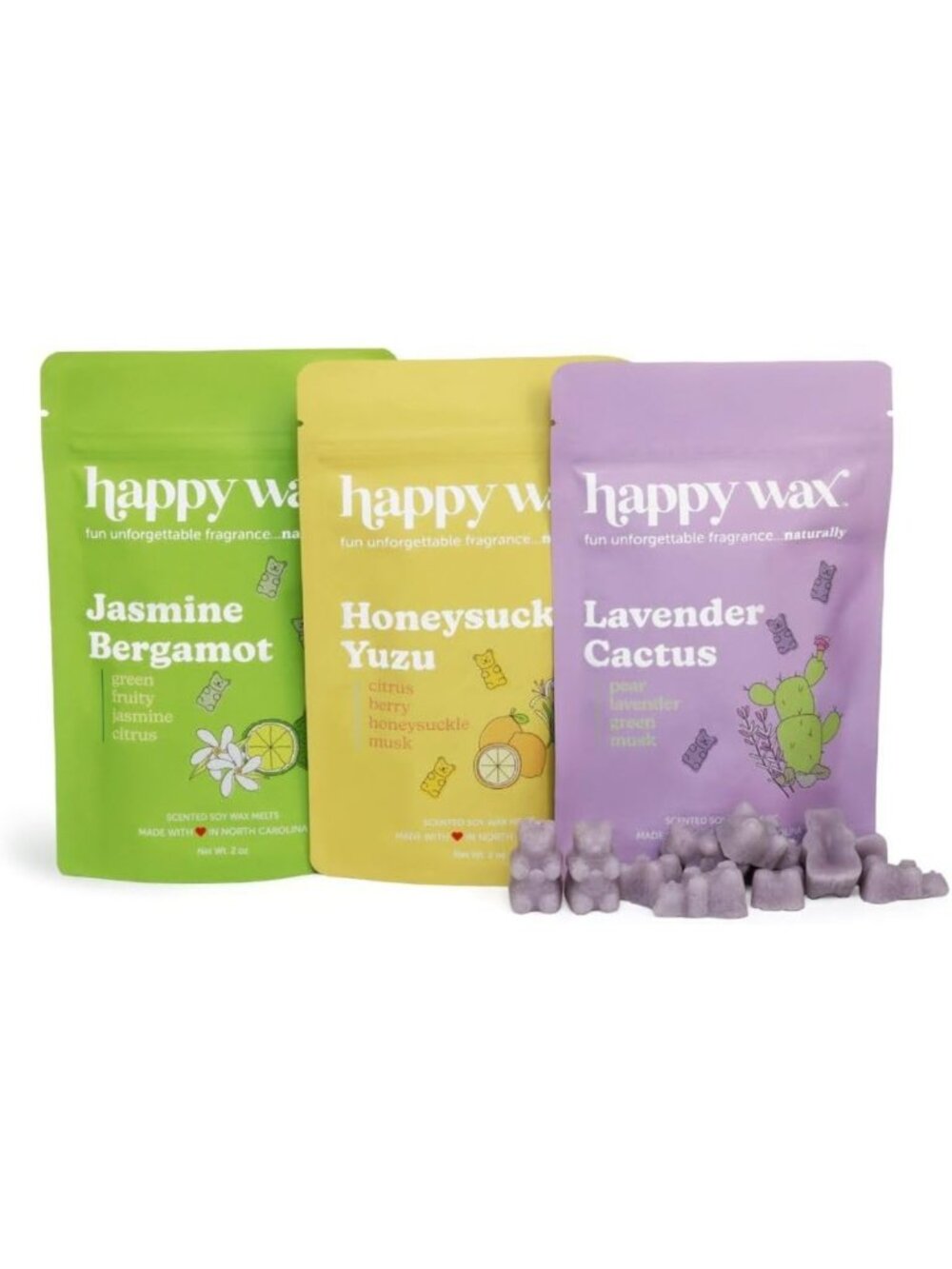 Premium Scented Soy Wax Melts - Natural Non-Toxic, Spring Mix 6oz, Jasmine